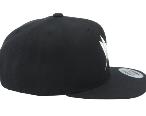 Kids-Kiddo Cap Kids Origami Paper Bird Black Snapback -