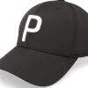 Adjustable | Kids-Puma Kids P Cap /White Glow Adjustable - Black