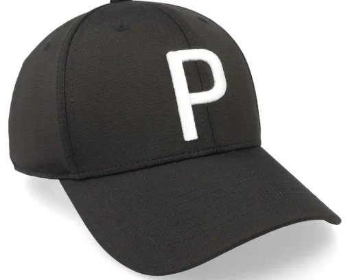 Adjustable | Kids-Puma Kids P Cap /White Glow Adjustable - Black