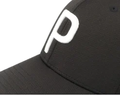 Adjustable | Kids-Puma Kids P Cap /White Glow Adjustable - Black