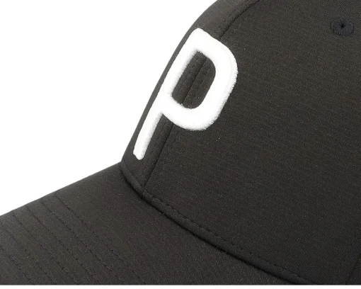 Adjustable | Kids-Puma Kids P Cap /White Glow Adjustable - Black