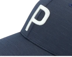 Adjustable | Kids-Puma Kids P Cap Navy Blazer/Ash Gray Adjustable - Blue