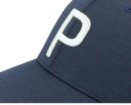 Adjustable | Kids-Puma Kids P Cap Navy Blazer/Ash Gray Adjustable - Blue