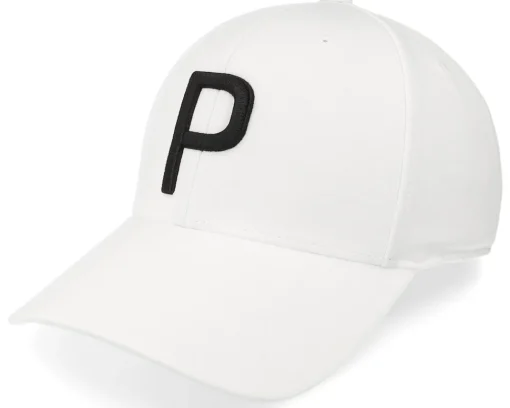 Golf-Puma Kids P Cap Glow/Black Adjustable - White