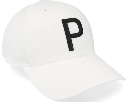 Golf-Puma Kids P Cap Glow/Black Adjustable - White