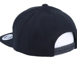Kids-Kiddo Cap Kids P Letter 3D Black Snapback -