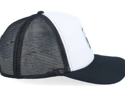 Kids-Kiddo Cap Kids Panda Bear Black/White Vintage Foam Trucker -