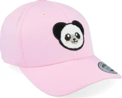 Adjustable | Kids-Kiddo Cap Kids Panda Chenille Patch Pink Adjustable -