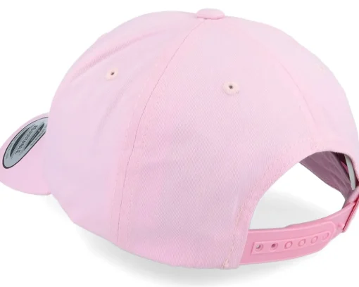 Adjustable | Kids-Kiddo Cap Kids Panda Chenille Patch Pink Adjustable -