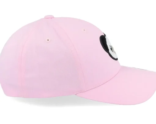 Adjustable | Kids-Kiddo Cap Kids Panda Chenille Patch Pink Adjustable -