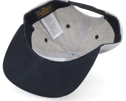 Best Kiddo Cap Kids Panda Heather Grey/Black Snapback -