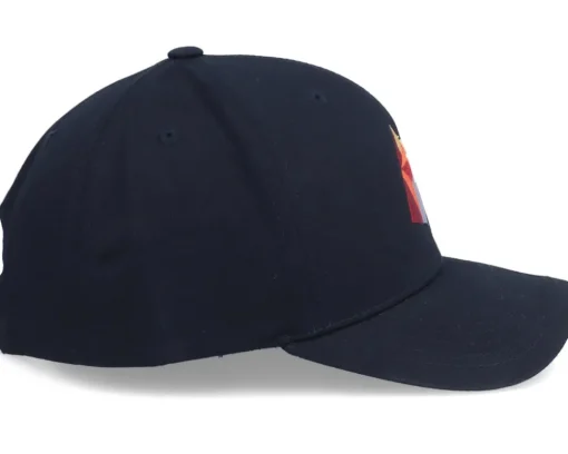 Kids-Kiddo Cap Kids Paper Fox Black Adjustable -