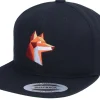 Discount Kiddo Cap Kids Paper Fox Black Snapback -