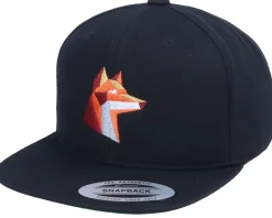 Discount Kiddo Cap Kids Paper Fox Black Snapback -