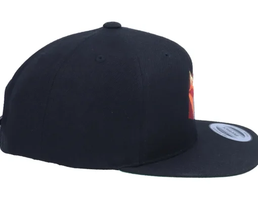 Discount Kiddo Cap Kids Paper Fox Black Snapback -