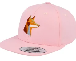 Snapback-Kiddo Cap Kids Paper Fox Pink Snapback -