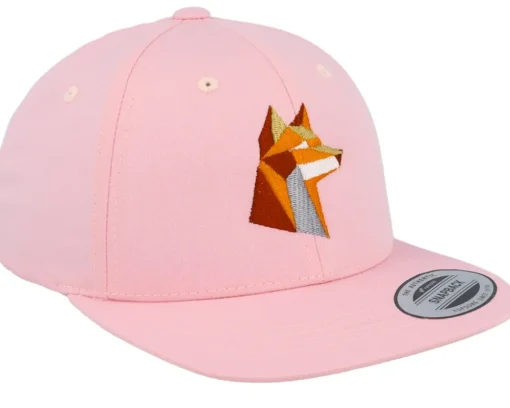 Snapback-Kiddo Cap Kids Paper Fox Pink Snapback -