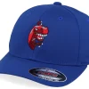 Best Kiddo Cap Kids Peeping Dino T-rex Royal Blue Flexfit -