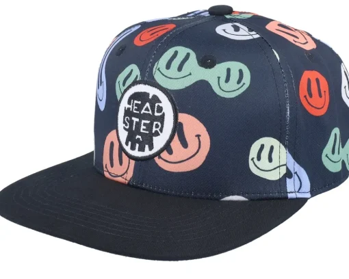 Snapback-Headster Kids Peppy Black Snapback -
