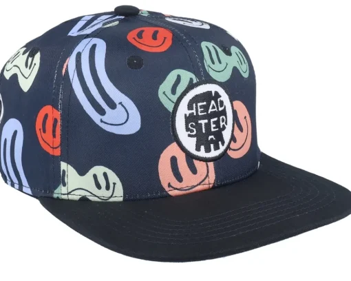 Snapback-Headster Kids Peppy Black Snapback -