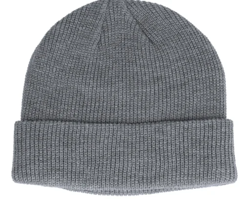 Cuff Beanies-Quiksilver Kids Performer 2 Medium Grey Wash Cuff -