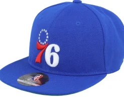 Snapback-Outerstuff Kids Philadelphia 76ers Logo Flatbrim Blue Snapback -