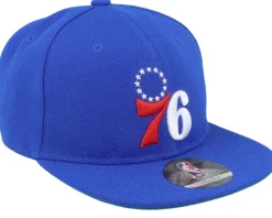 Snapback-Outerstuff Kids Philadelphia 76ers Logo Flatbrim Blue Snapback -