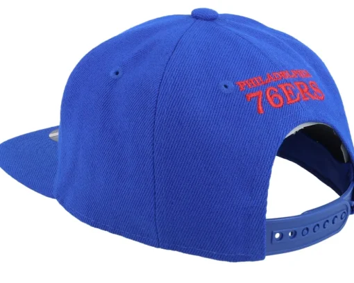 Snapback-Outerstuff Kids Philadelphia 76ers Logo Flatbrim Blue Snapback -