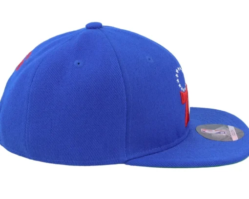 Snapback-Outerstuff Kids Philadelphia 76ers Logo Flatbrim Blue Snapback -