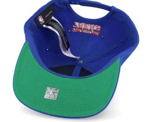 Snapback-Outerstuff Kids Philadelphia 76ers Logo Flatbrim Blue Snapback -