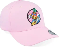 Kids-Kiddo Cap Kids Pineapple Surfer Summer Pink Adjustable -