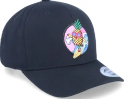 Outlet Kiddo Cap Kids Pineapple Surfer Summer Black Adjustable -