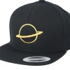 Online Kiddo Cap Kids Planet Black Snapback -