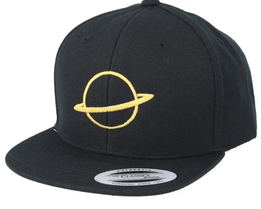 Online Kiddo Cap Kids Planet Black Snapback -