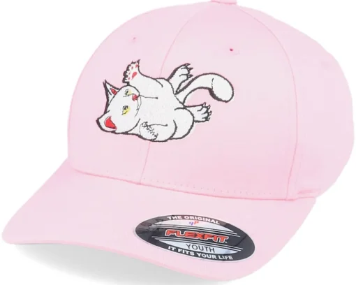 Flexfit-Kiddo Cap Kids Playing Cat Pink Flexfit -