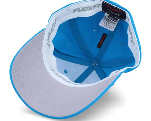 Kids-Kiddo Cap Kids Police Car Sky Blue Flexfit -