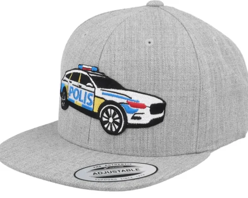 Fashion Kiddo Cap Kids Polisbil Heather Grey Snapback -