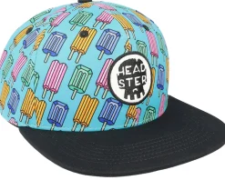 Kids-Headster Kids Pop Neon Snapback - Blue