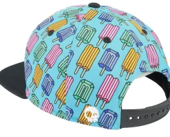 Kids-Headster Kids Pop Neon Snapback - Blue