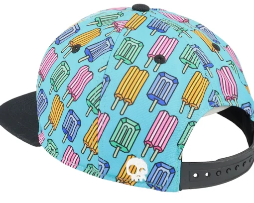 Kids-Headster Kids Pop Neon Snapback - Blue