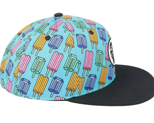 Kids-Headster Kids Pop Neon Snapback - Blue