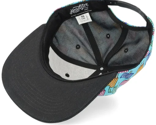 Kids-Headster Kids Pop Neon Snapback - Blue