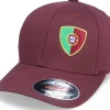 Fashion Forza Kids Portugal Flag Shield Maroon Flexfit -