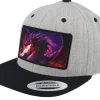 Kids-Kiddo Cap Kids Purple Dragongrey/Black Snapback -