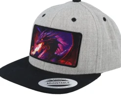 Kids-Kiddo Cap Kids Purple Dragongrey/Black Snapback -