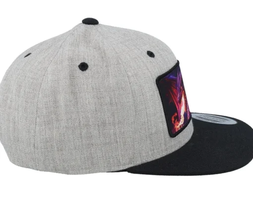 Kids-Kiddo Cap Kids Purple Dragongrey/Black Snapback -
