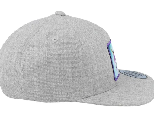 Kids-Unicorns Kids Purple Unicorn Heather Snapback - Grey