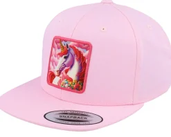 Kids-Unicorns Kids Purple Unicorn Heather Snapback - Grey