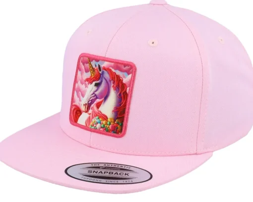 Kids-Unicorns Kids Purple Unicorn Heather Snapback - Grey