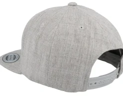 Snapback | Kids-Kiddo Cap Kids Queen Old English 3d Heather Snapback - Grey